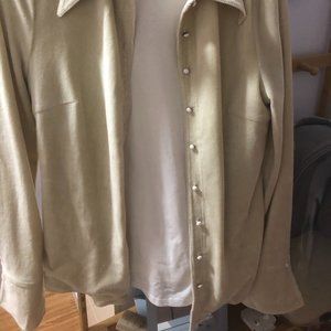 Beige fashion coat